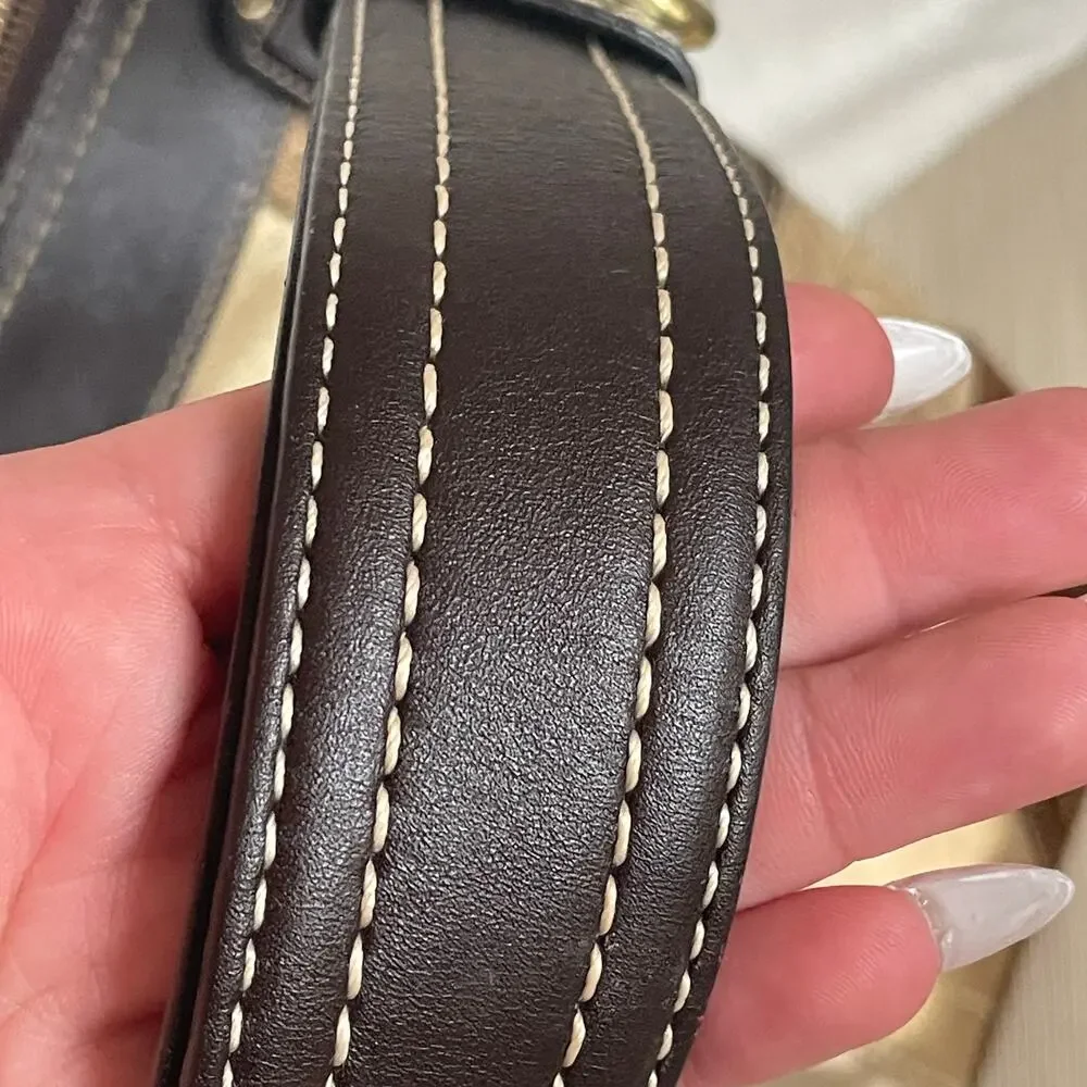 Coach Holiday Patchwork Metallic Gold Shoulder Bag 10387 Y2K 2007